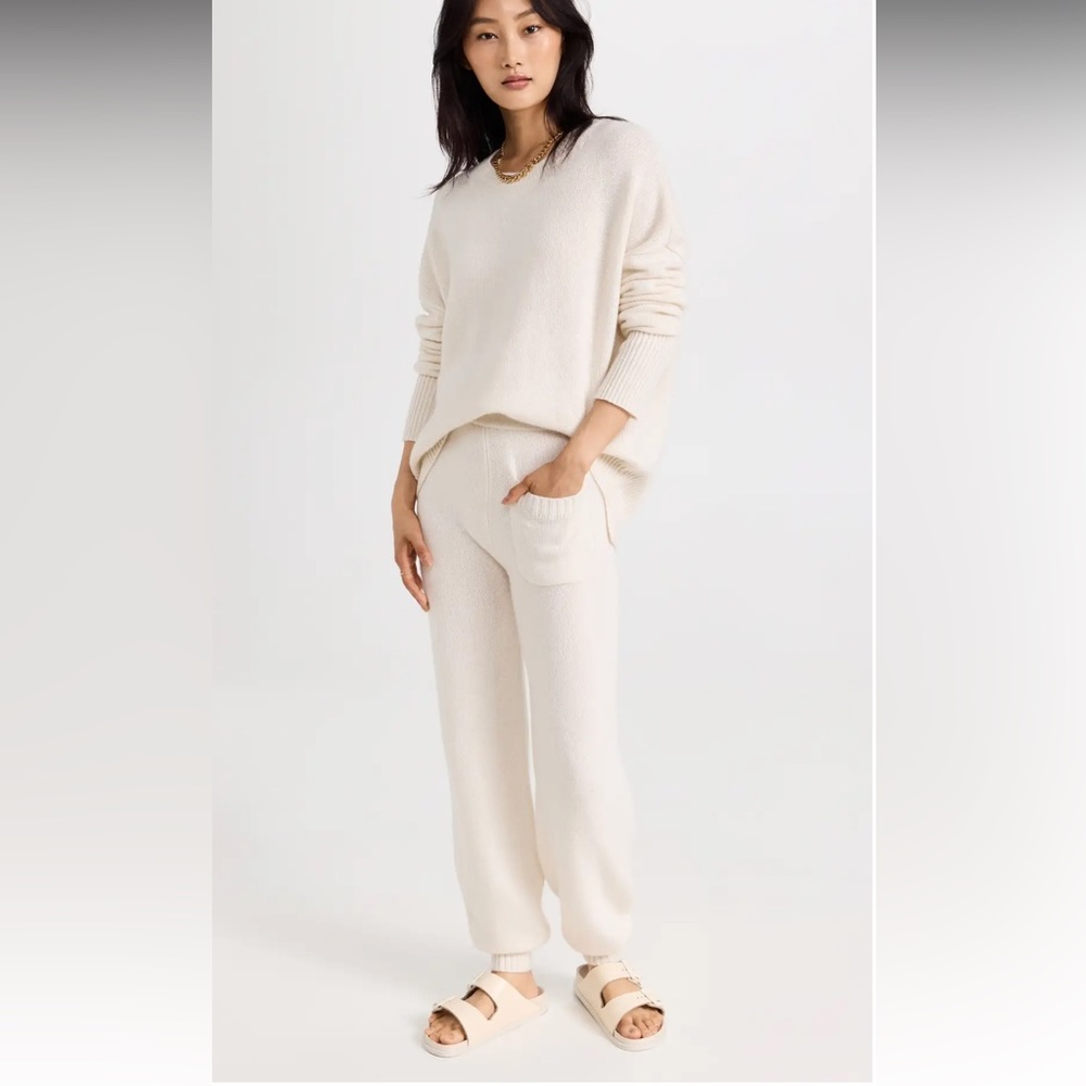 LISA YANG   Mila Sweater + Bonnie Cashmere Trousers
